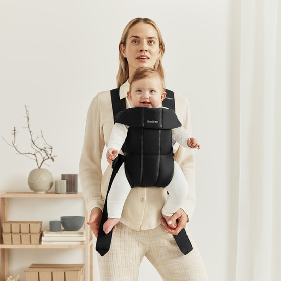 BabyBjörn Bärsele Mini Vävd Svart