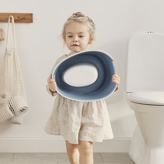 BabyBjörn Smart Potta Djupblå/Vit