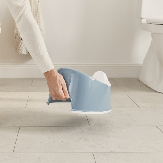 BabyBjörn Smart Potta Djupblå/Vit