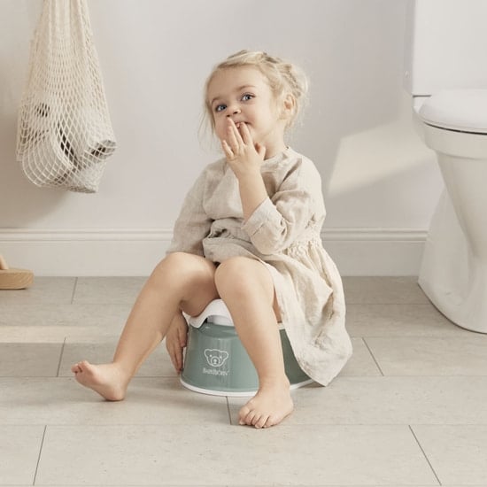 BabyBjörn Smart Potta Djupgrön/Vit