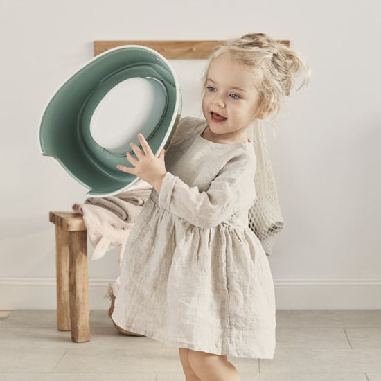 BabyBjörn Smart Potta Djupgrön/Vit