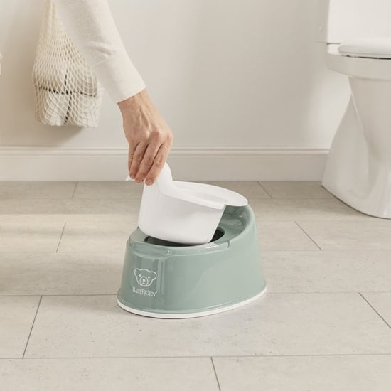 BabyBjörn Smart Potta Djupgrön/Vit