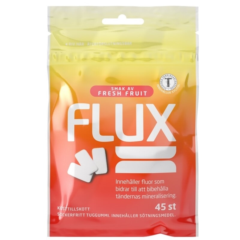 Flux Tuggummi Fresh Fruit 45 st