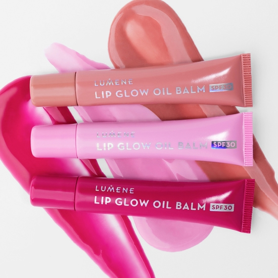 Lumene Lip Glow Oil Balm SPF30 1 Fudge 10 ml