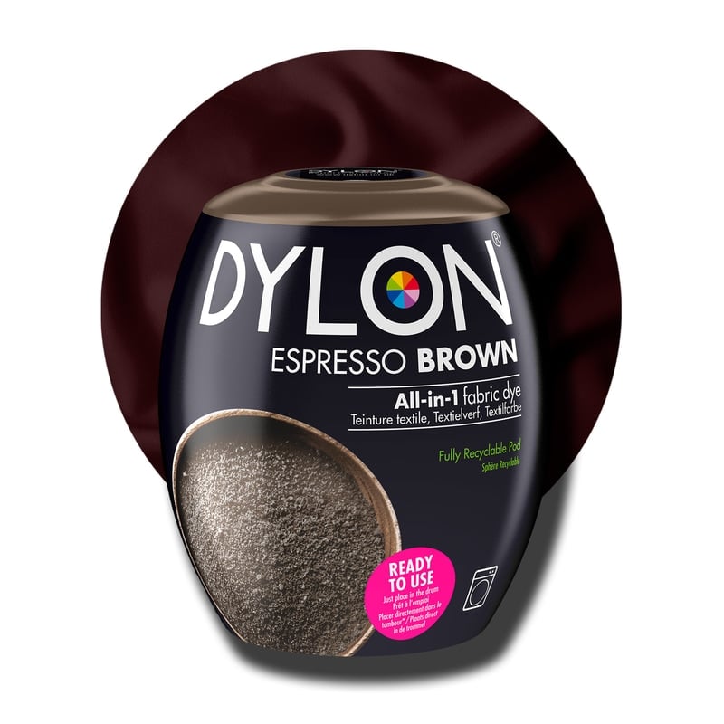 Produktfoto för Dylon Pod All-in-1 textilfärg 11 Espresso Brown