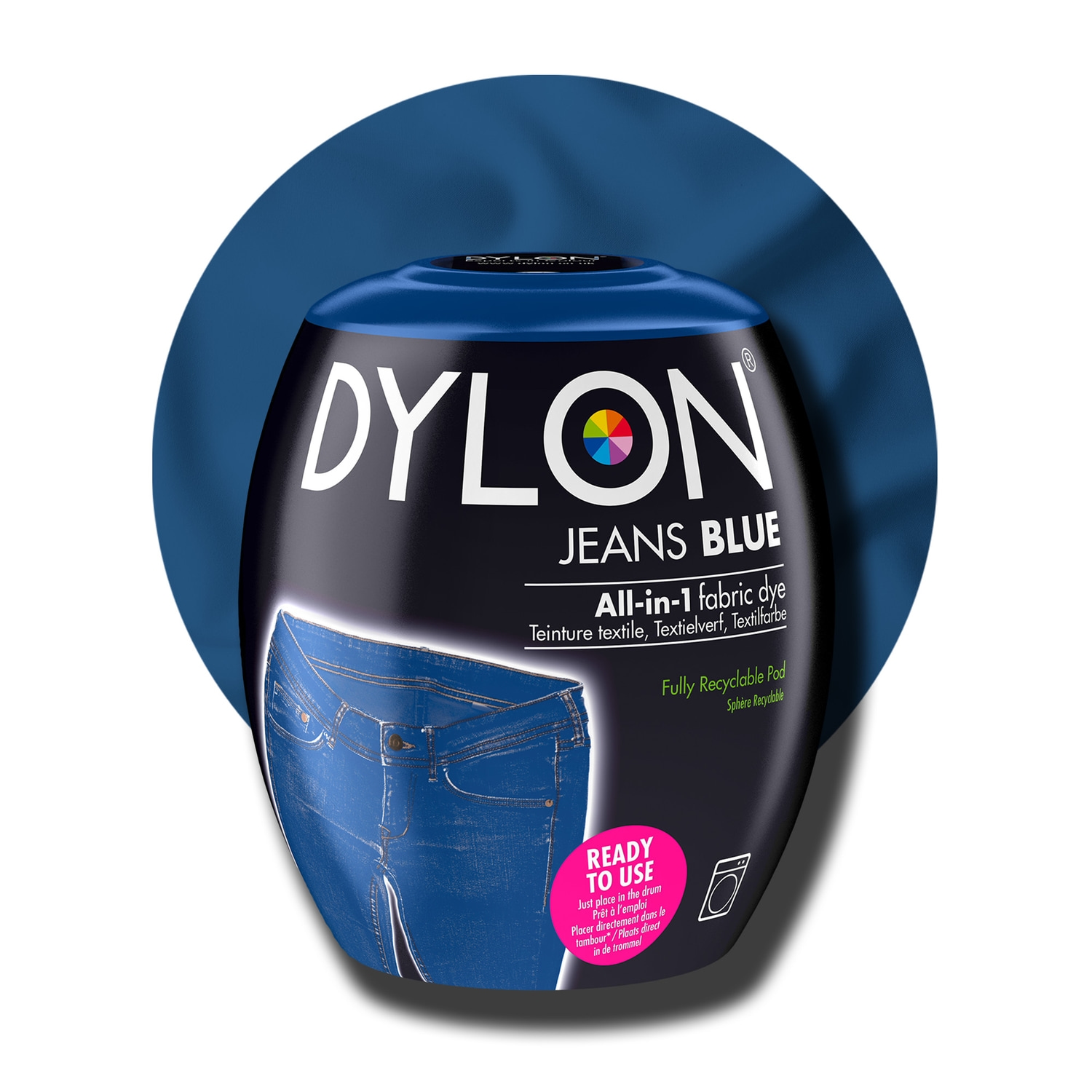 Alternativ bild 1 för Dylon Pod All-in-1 textilfärg 41 Jeans Blue