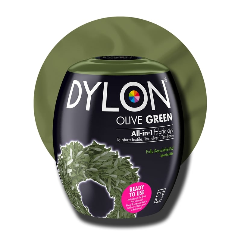 Produktfoto för Dylon Pod All-in-1 textilfärg 34 Olive Green