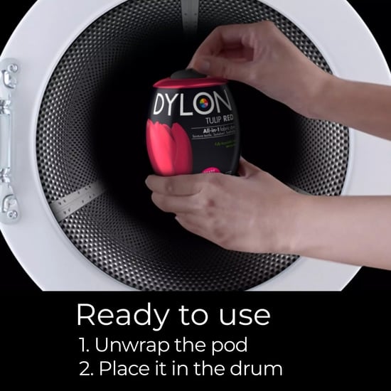 Dylon Pod All-in-1 textilfärg 36 Tulip Red