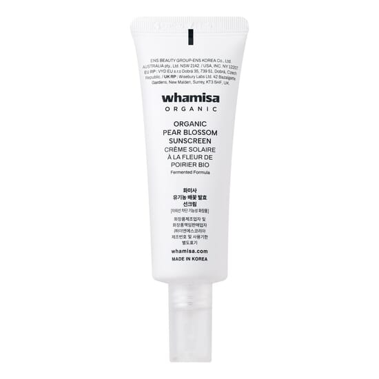 Whamisa Organic Pear Blossom Sunscreen SPF50+ 50 ml