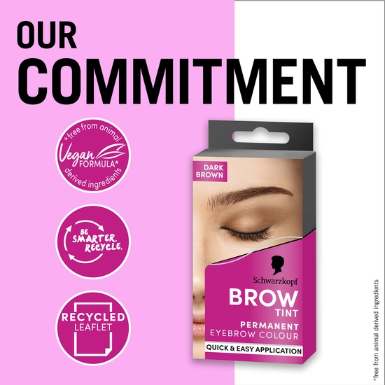 Schwarzkopf Brow Tint Dark Brown 4-1