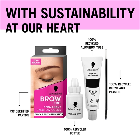 Schwarzkopf Brow Tint Dark Brown 4-1