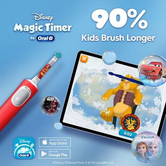Oral-B Pro Kids The Lion King Eltandborste Designed by Braun