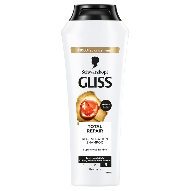 Schwarzkopf Gliss Regeneration Schampo Total Repair 250 ml