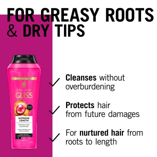 Schwarzkopf Gliss Protection Schampo Supreme Length 250 ml