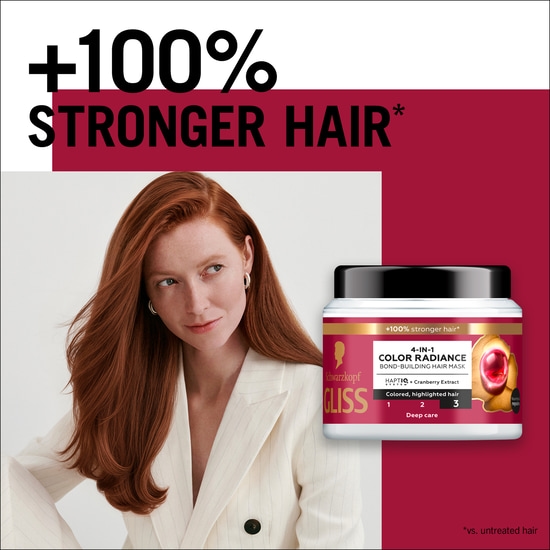 Schwarzkopf Gliss 4-In-1 Color Radiance Bond-Building Hair Mask 400 ml