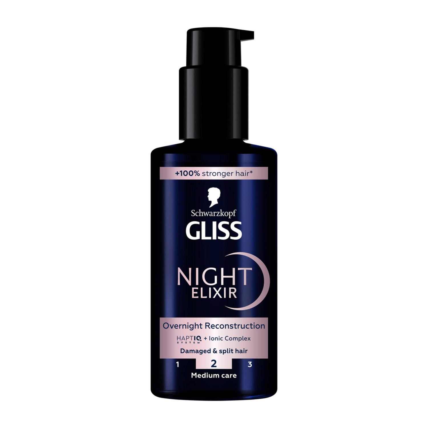 Alternativ bild 1 för Schwarzkopf Gliss Night Elixir Overnight Reconstruction 100 ml