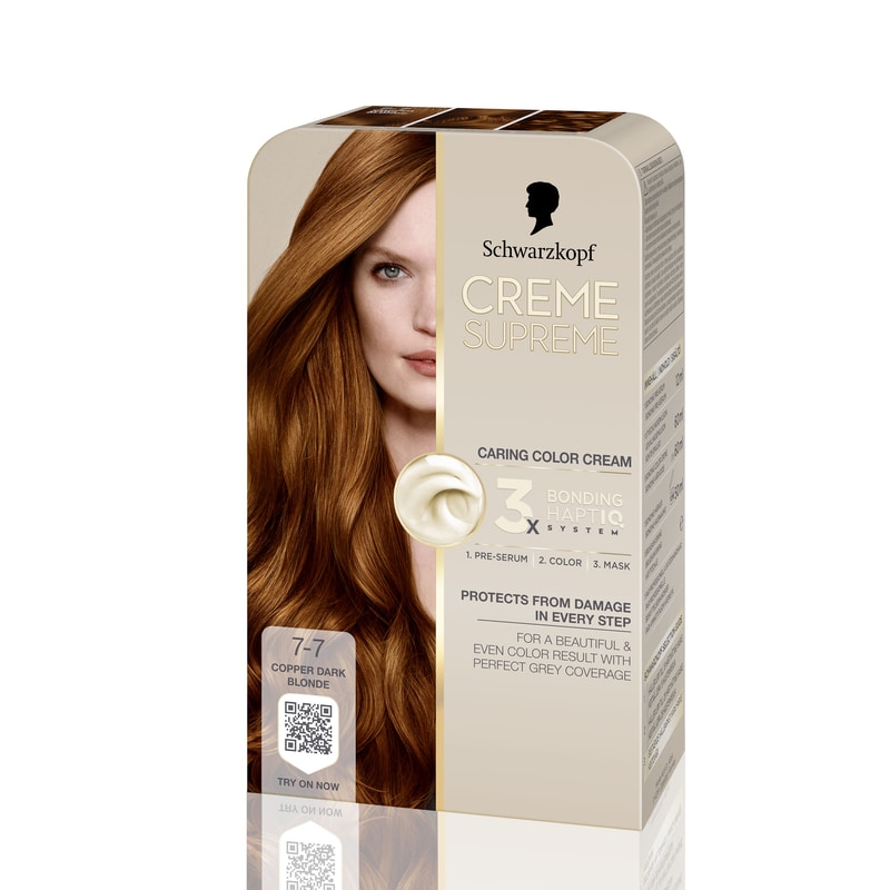 Schwarzkopf Creme Supreme 7-7 Copper Dark Blonde