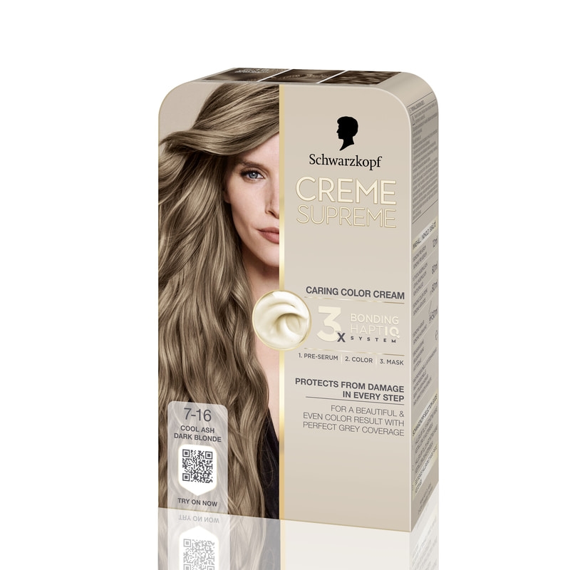 Schwarzkopf Creme Supreme 7-16 Cool Ash Dark Blonde