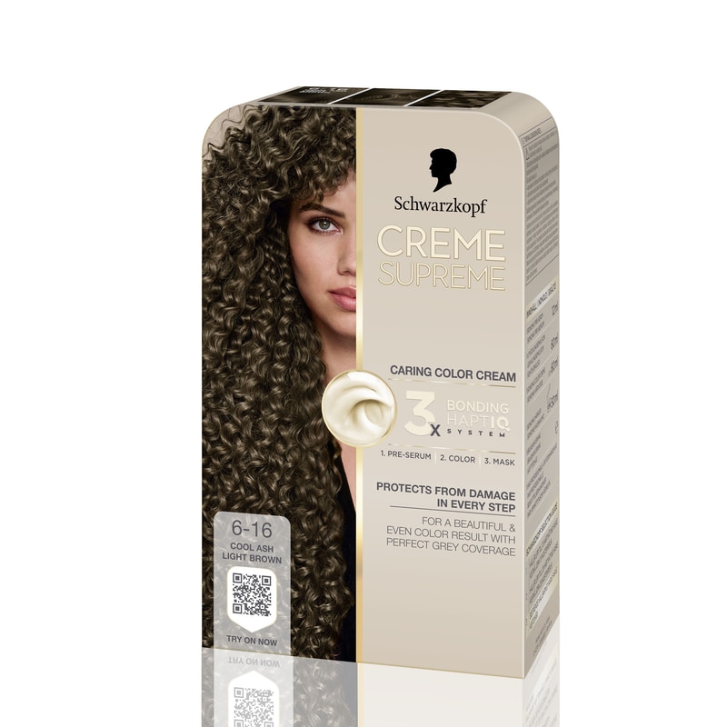 Schwarzkopf Creme Supreme 6-16 Cool Pearly Brown
