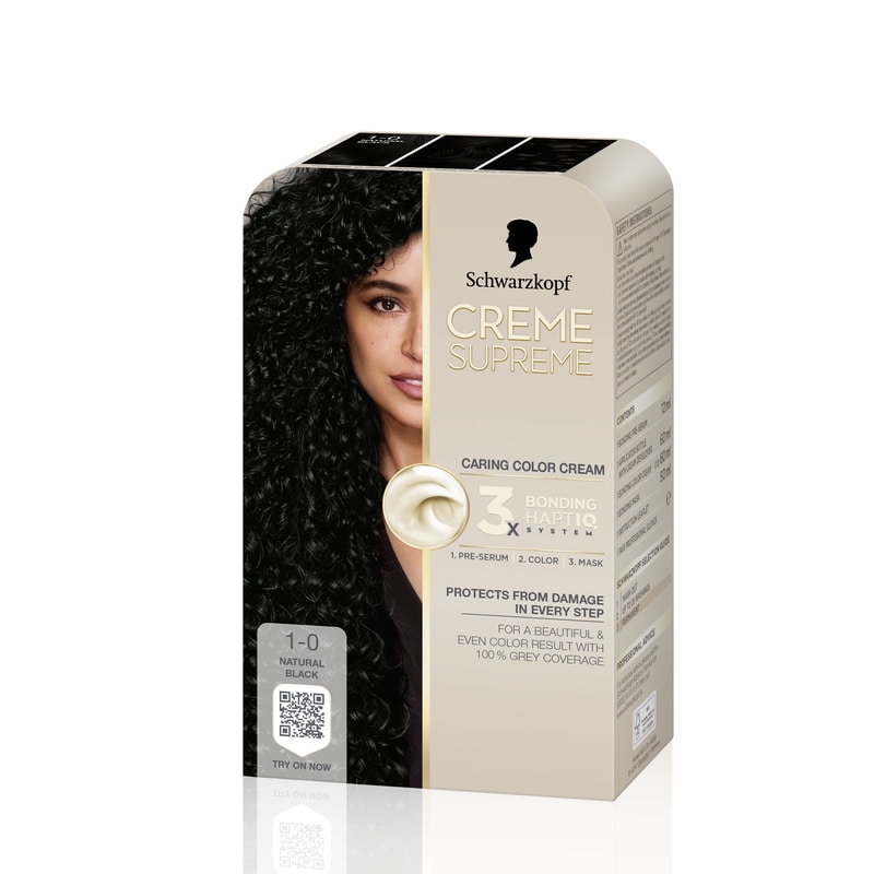 Schwarzkopf Creme Supreme 1-0 Natural Black