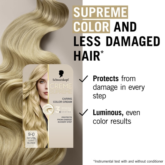 Schwarzkopf Creme Supreme 9-0 Natural Light Blonde