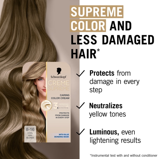 Schwarzkopf Creme Supreme 8-16 Cool Ash Blonde