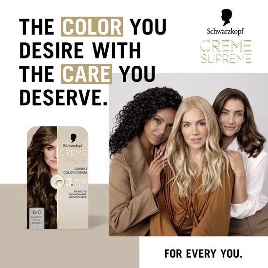 Schwarzkopf Creme Supreme 6-0 Natural Light Brown