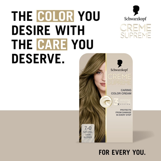 Schwarzkopf Creme Supreme 7-0 Natural Dark Blonde