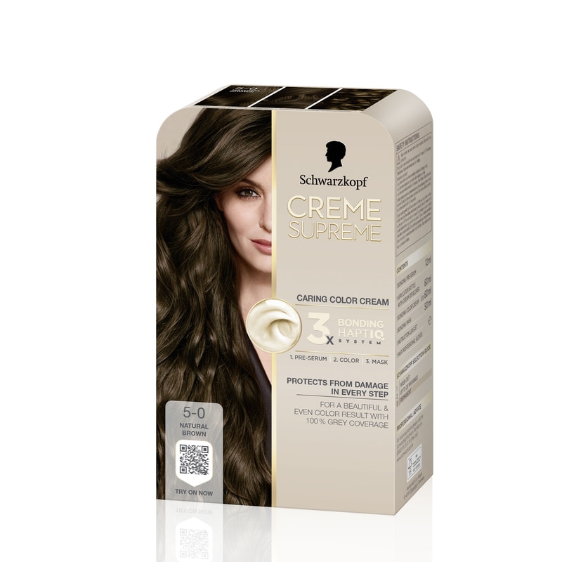 Schwarzkopf Creme Supreme 5-0 Natural Brown