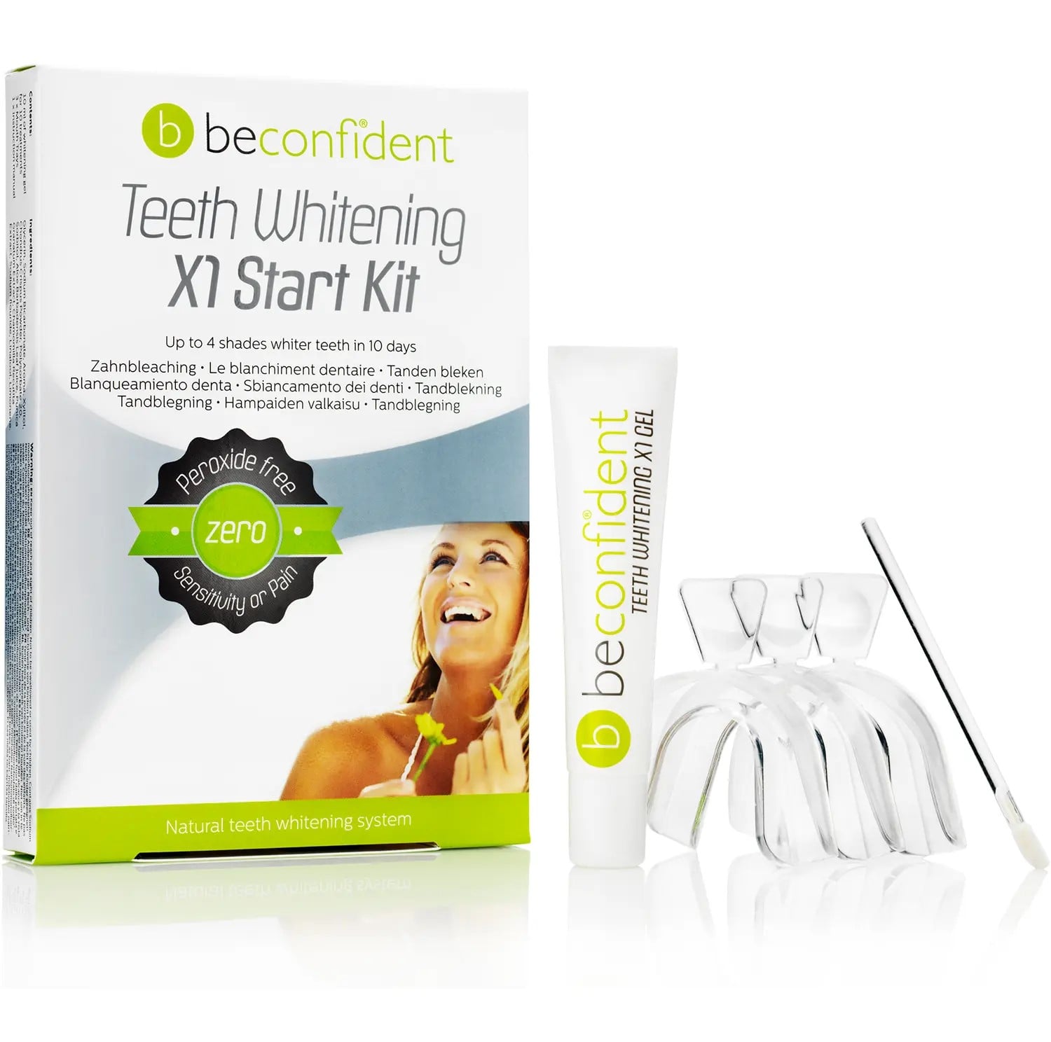 Beconfident Teeth Whitening X1 Start Kit 