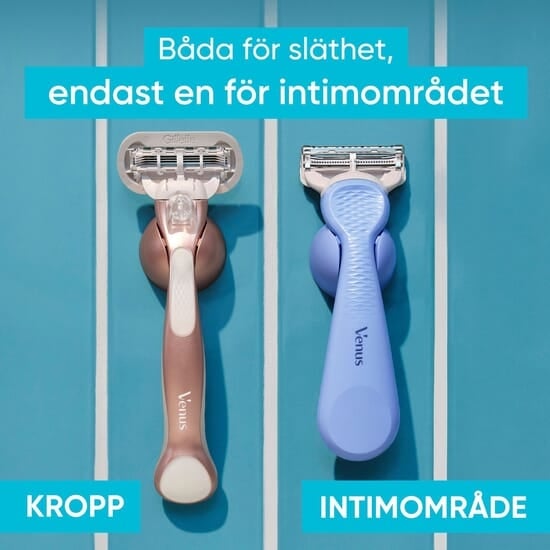 Gillette Venus Intimate Rakblad för Intimområdet 8 st
