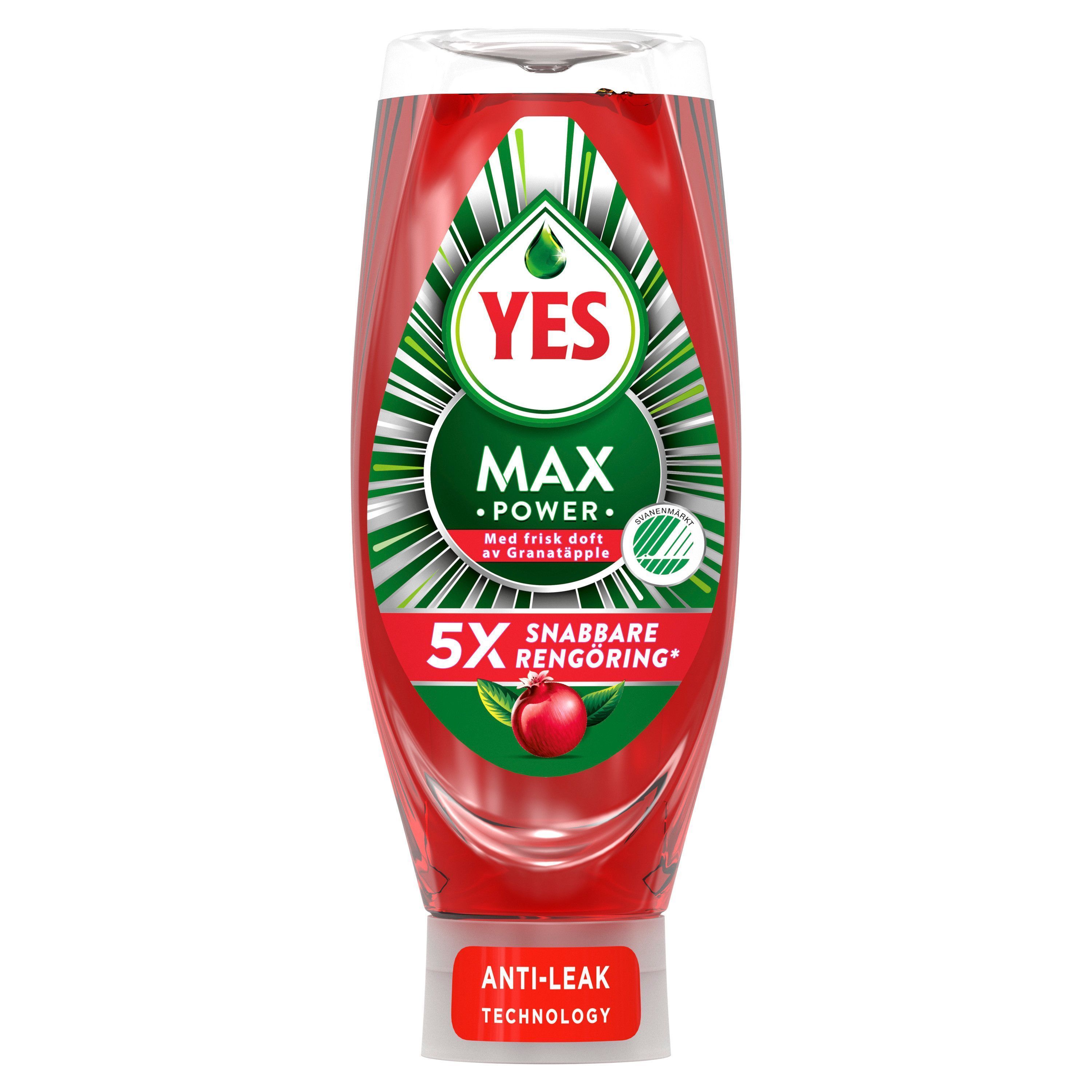 YES MaxPower Diskmedel Pomegranate 660 ml