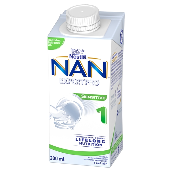 NAN 1 EXPERTPRO Sensitive drickfärdig 1 200 ml