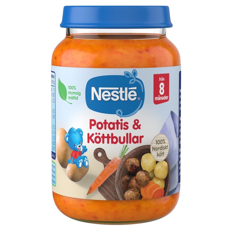 3 för 2 | Nestlé Potatis & Köttbullar 8m 190 g