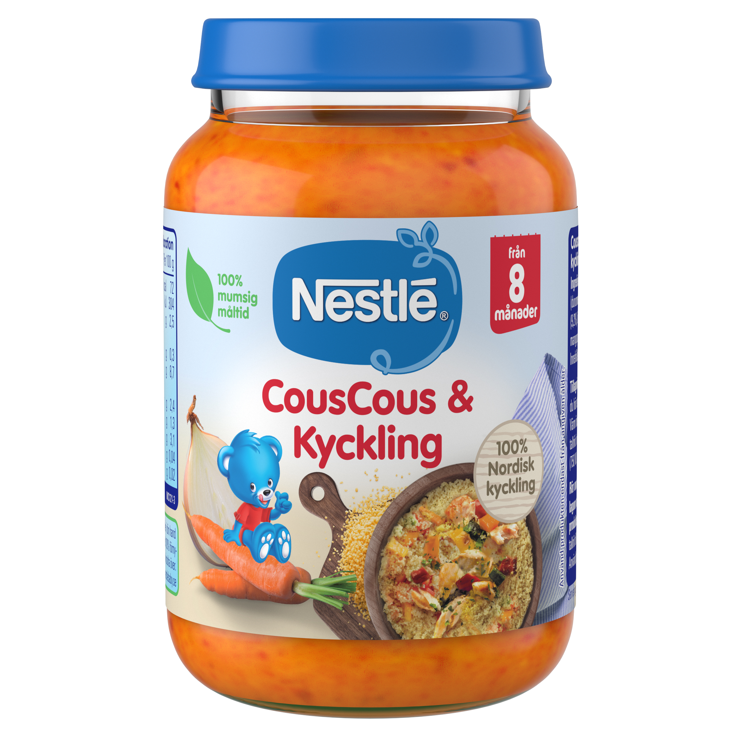 Nestlé Couscous & Kyckling 8m 190 g