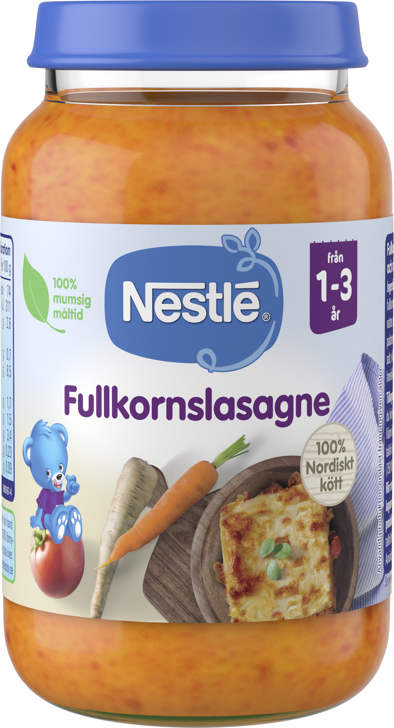 Nestlé Fullkornslasagne 1-3 år 220 g