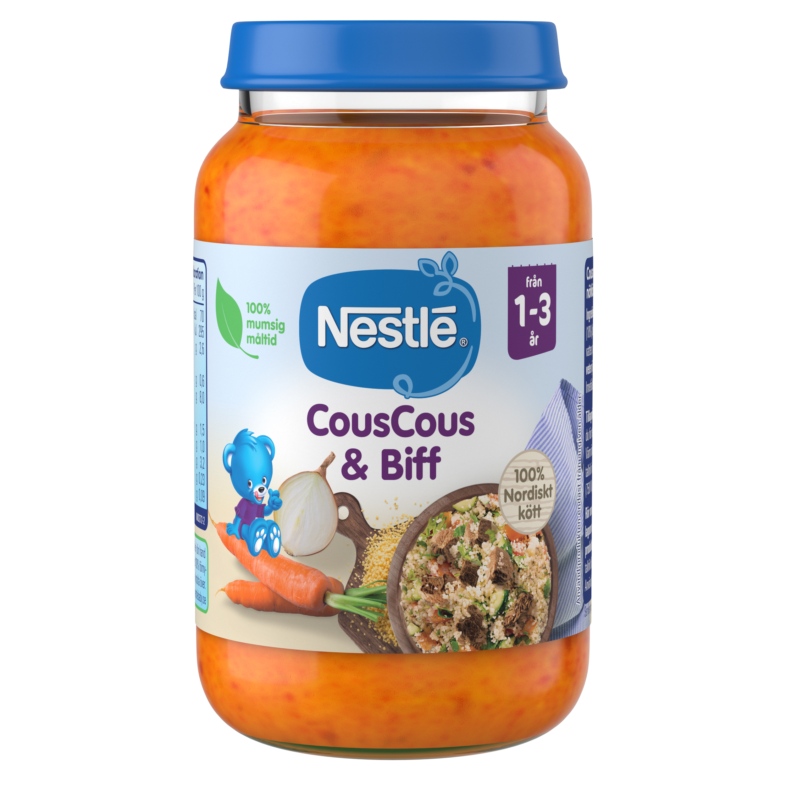 Nestlé Couscous & Biff 1-3 år 220 g