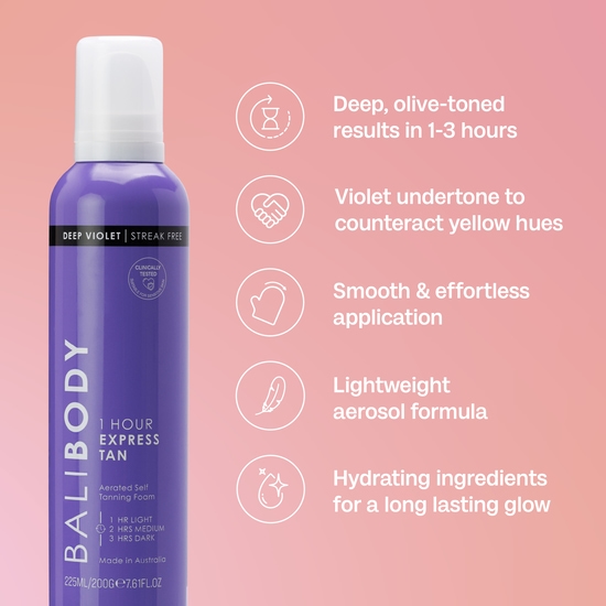 Bali Body Deep Violet Express Self Tan 225 ml