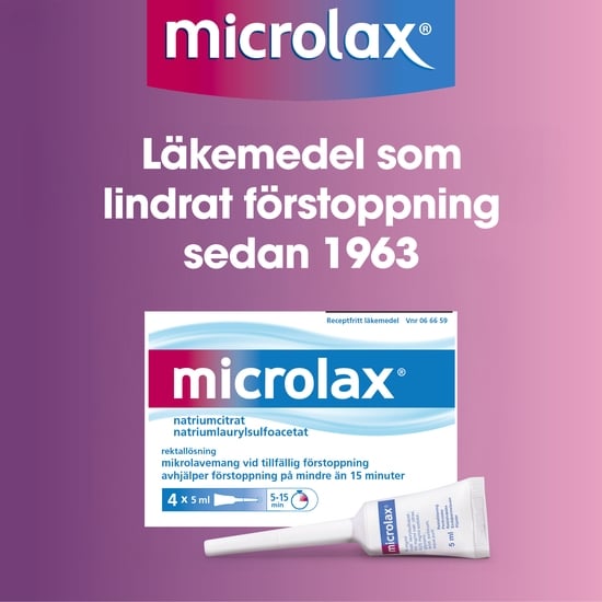Microlax mikrolavemang 4 x 5 ml
