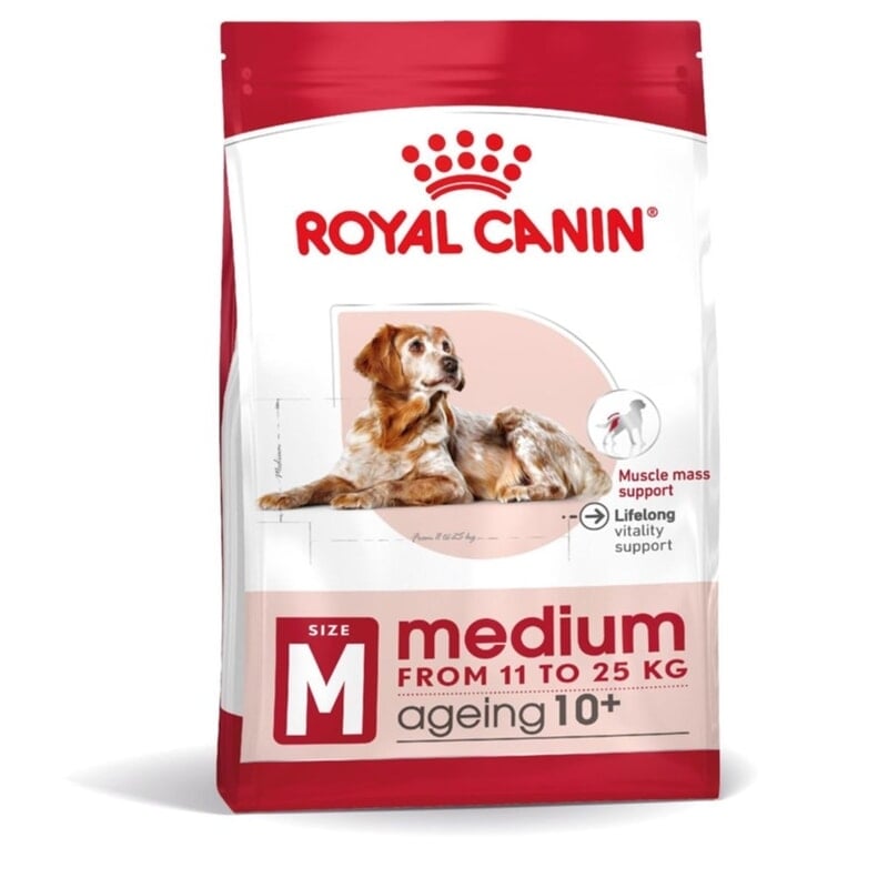 Royal Canin Medium Ageing 10+ Torrfoder för Hund 15 kg