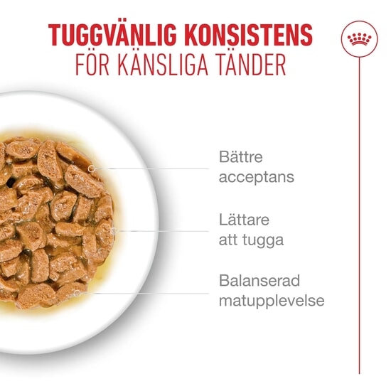 Royal Canin Ageing 11+ Bitar i Sås Våtfoder för Katt 1,02 kg