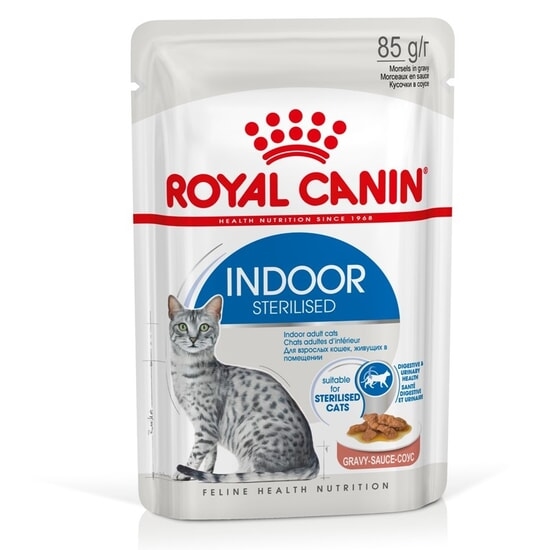 Royal Canin Indoor Sterilised Gravy Adult Våtfoder för Katt 1,02 kg