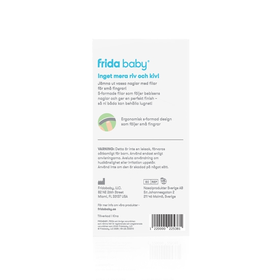 FridaBaby S-formade nagelfilar 5 st