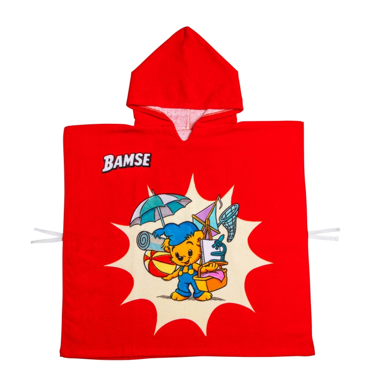 Swimpy Badponcho Bamse Stranden