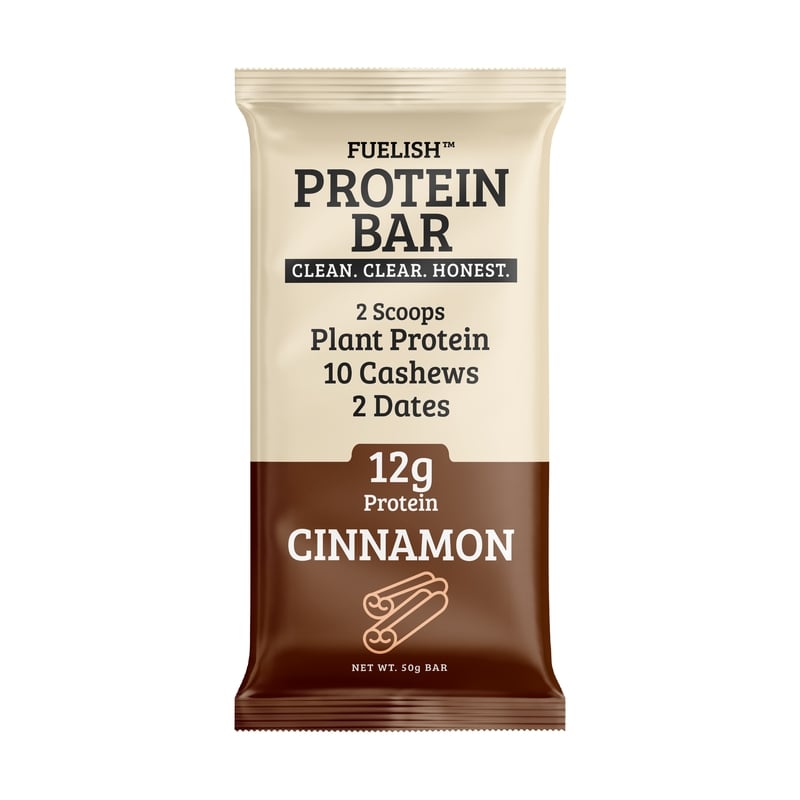 FUELISH Fuelish Cinnamon Plant Based Bar 50 g