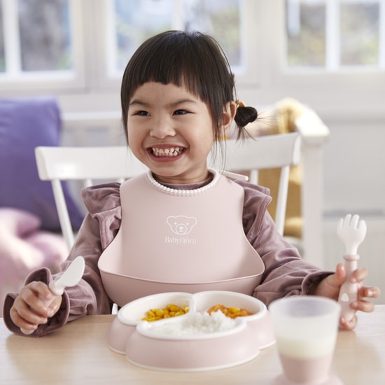 BabyBjörn Haklapp Grön/Rosa 2-pack