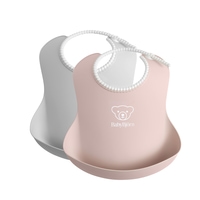 BabyBjörn Haklapp Grå/Rosa 2-pack