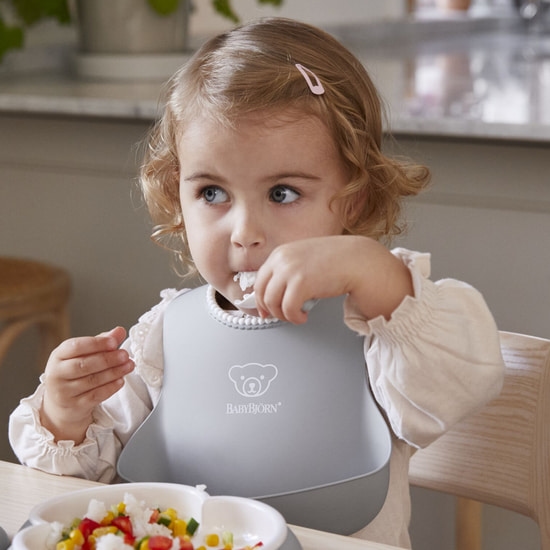 BabyBjörn Haklapp Grå/Grön 2-pack