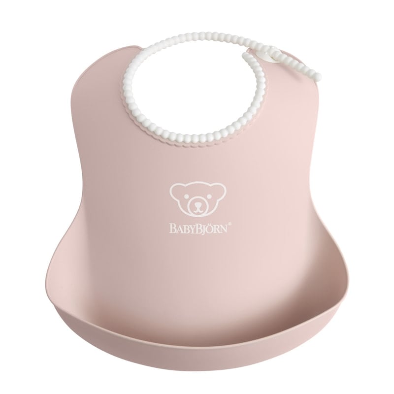 Produktfoto för Babybjörn haklapp 1-pack, blekrosa