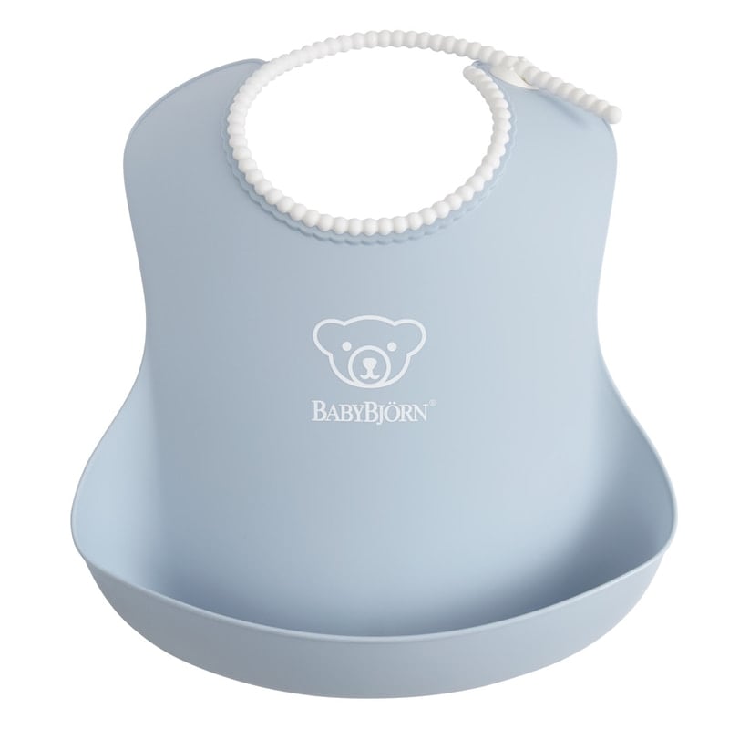 Produktfoto för Babybjörn haklapp 1-pack, blekblå